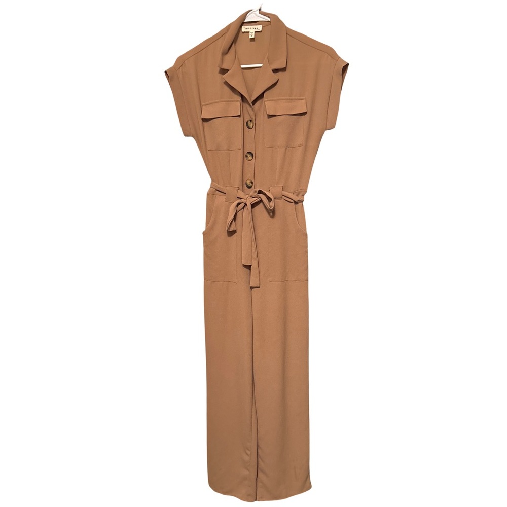 Monteau Tan Pantsuit